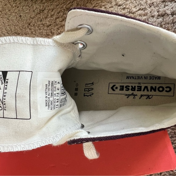 Converse Chuck 70 Plus in Dark Beetroot SIZE 7.5/9.5 - Picture 10 of 11